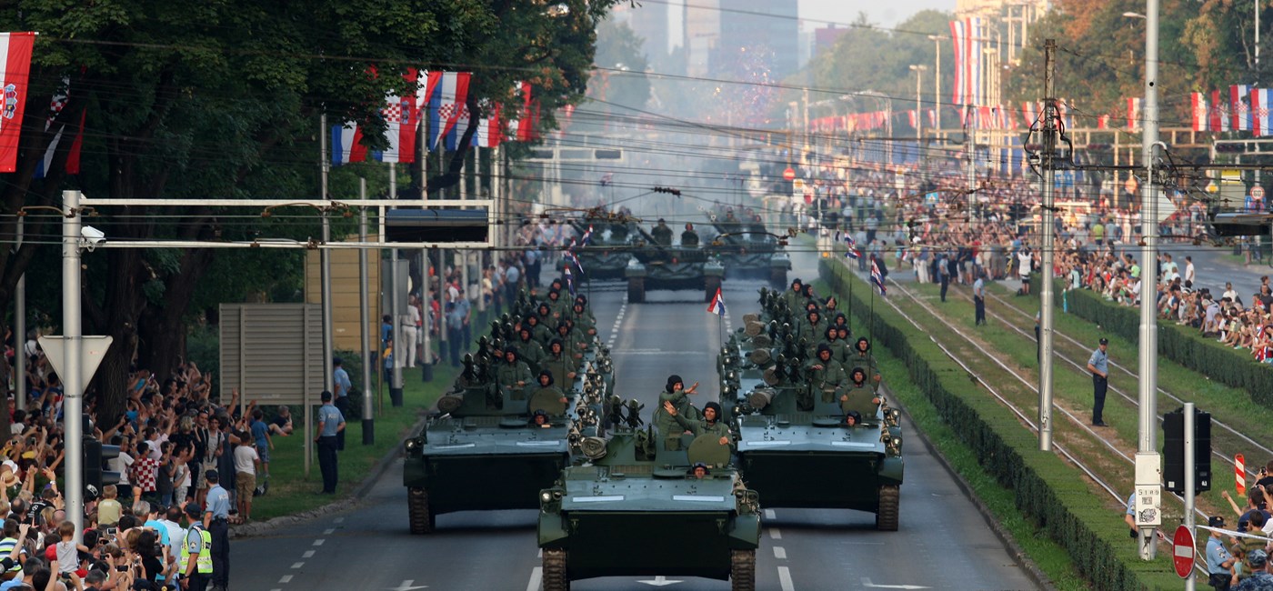 Grand military parade held in Croatia to mark Operation Storm anniversary